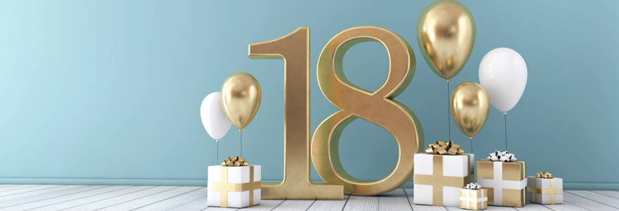 anniversaire de 18 ans